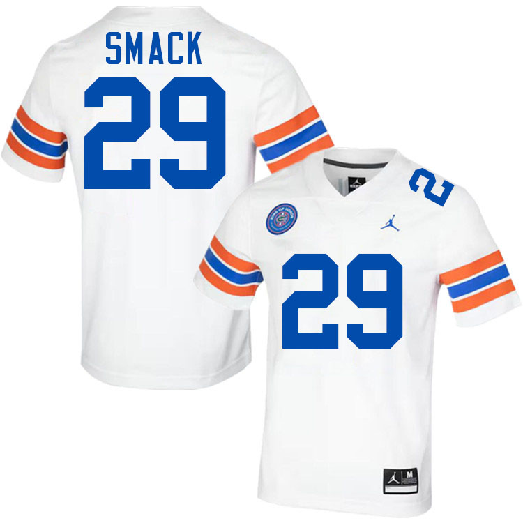 #29 Trey Smack Gators Jersey,Florida Gators College Football Jerseys Stitched-Throwback White  #29 Trey Smack Gators Jersey,Florida Gators College Football Jerseys Stitched-Throwback White